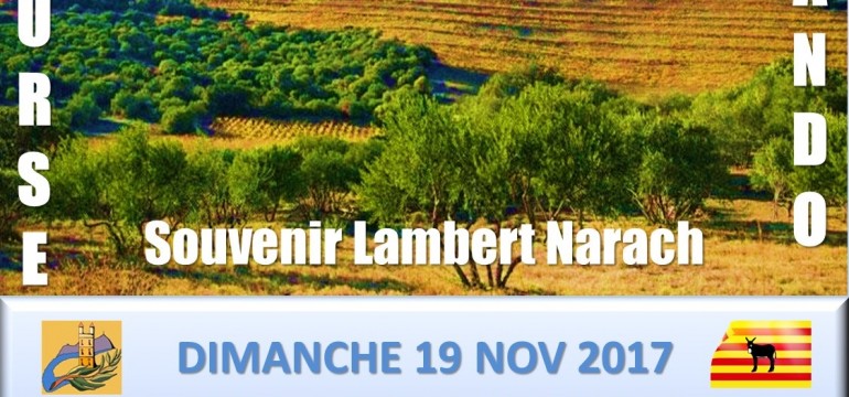 COURSE RANDO SOUVENIR LAMBERT NARACH 12,6 km